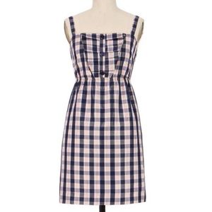 Anthropologie Maeve Plaid Dress